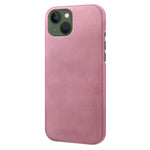 For iPhone 14 Plus 6.7 inch Anti-drop Textured PU Leather Coated PC Scratch-resistant Cell Phone Case