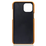 Drop-proof Phone Case for iPhone 14 Plus 6.7 inch, PU Leather Coated Hard PC Phone Shell with Dual Card Slots