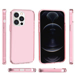 Til iPhone 14 Pro Max 6,7 tommer gennemsigtig hård PC + blød TPU cover Anti-drop beskyttende telefoncover