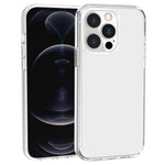 Til iPhone 14 Pro Max 6,7 tommer gennemsigtig hård PC + blød TPU cover Anti-drop beskyttende telefoncover