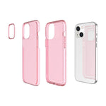 Transparent Phone Case for iPhone 14 6.1 inch, Anti-scratch Hard PC + Soft TPU Case Hybrid Cover