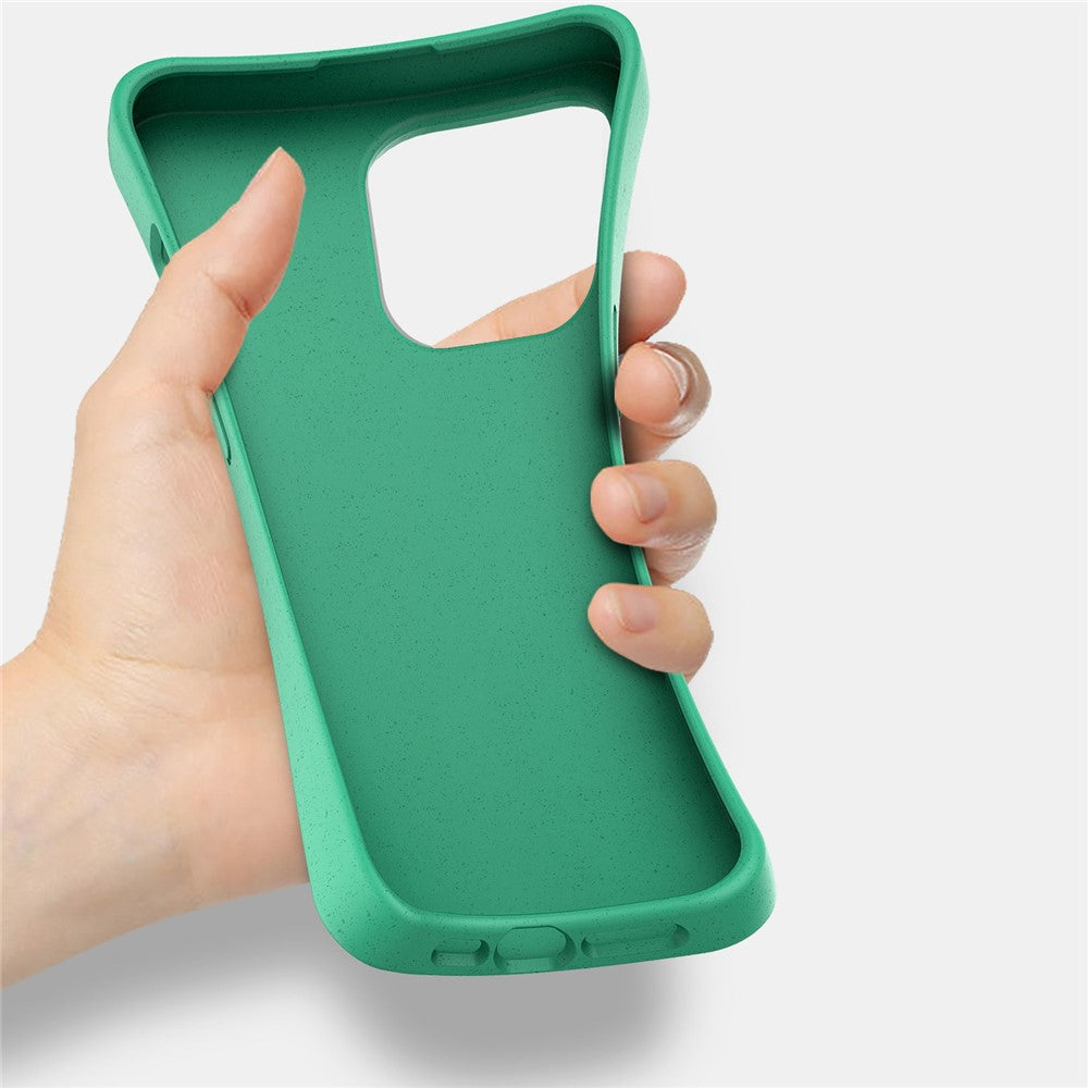 For iPhone 14 Pro Max 6.7 inch Starry Sky Series Eco Phone Case Biodegradable Wheat Straw+TPU Protective Matte Shell