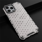 Til iPhone 14 Pro Max 6,7 tommer honeycomb-tekstureret anti-ridse cover i TPU + PC dual-layer beskyttelse telefoncover