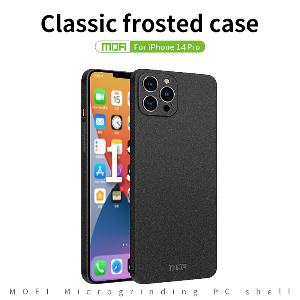 MOFI Shield Matte Series til iPhone 14 Pro 6,1 tommer Anti-drop Hard PC Cover Slankt Telefoncover Beskyttelsescover