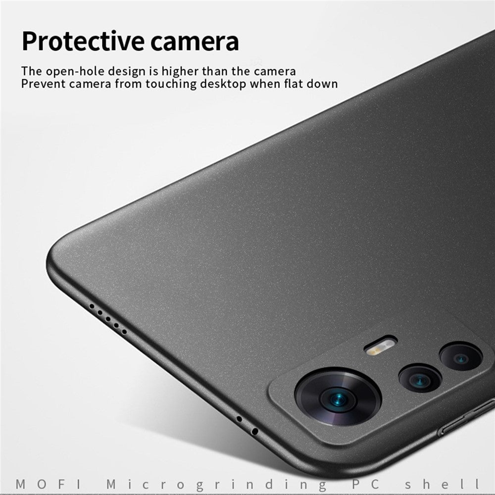 MOFI Shield Matte Series för Xiaomi 12T 5G / Redmi K50 Ultra 5G Hårt PC-bakstycke Anti-fingeravtryck Fallsäkert mobilskal