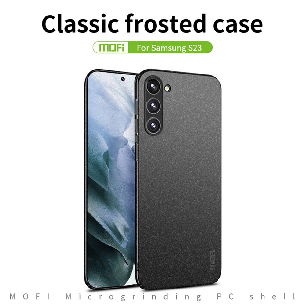 MOFI Shield Matte Series for Samsung Galaxy S23 Hard PC Phone Case Anti-fingerprint Drop-proof Cover