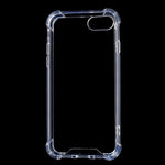 Til iPhone SE (2020)/SE (2022)/8/7 4,7 tommer Faldresistent TPU-kant + Klart Akryl Telefoncover Anti-ridse Telefonetui