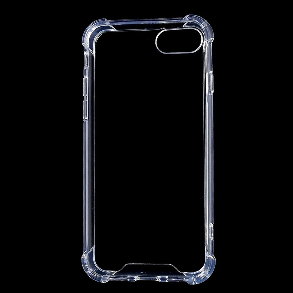 Til iPhone SE (2020)/SE (2022)/8/7 4,7 tommer Faldresistent TPU-kant + Klart Akryl Telefoncover Anti-ridse Telefonetui