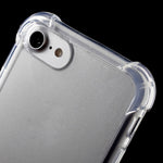 Til iPhone SE (2020)/SE (2022)/8/7 4,7 tommer Faldresistent TPU-kant + Klart Akryl Telefoncover Anti-ridse Telefonetui