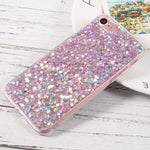 Glimtende pailletter TPU Jelly Mobilcover til iPhone SE (2020)/SE (2022)/8/7 4,7 tommer