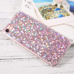 Glimtende pailletter TPU Jelly Mobilcover til iPhone SE (2020)/SE (2022)/8/7 4,7 tommer