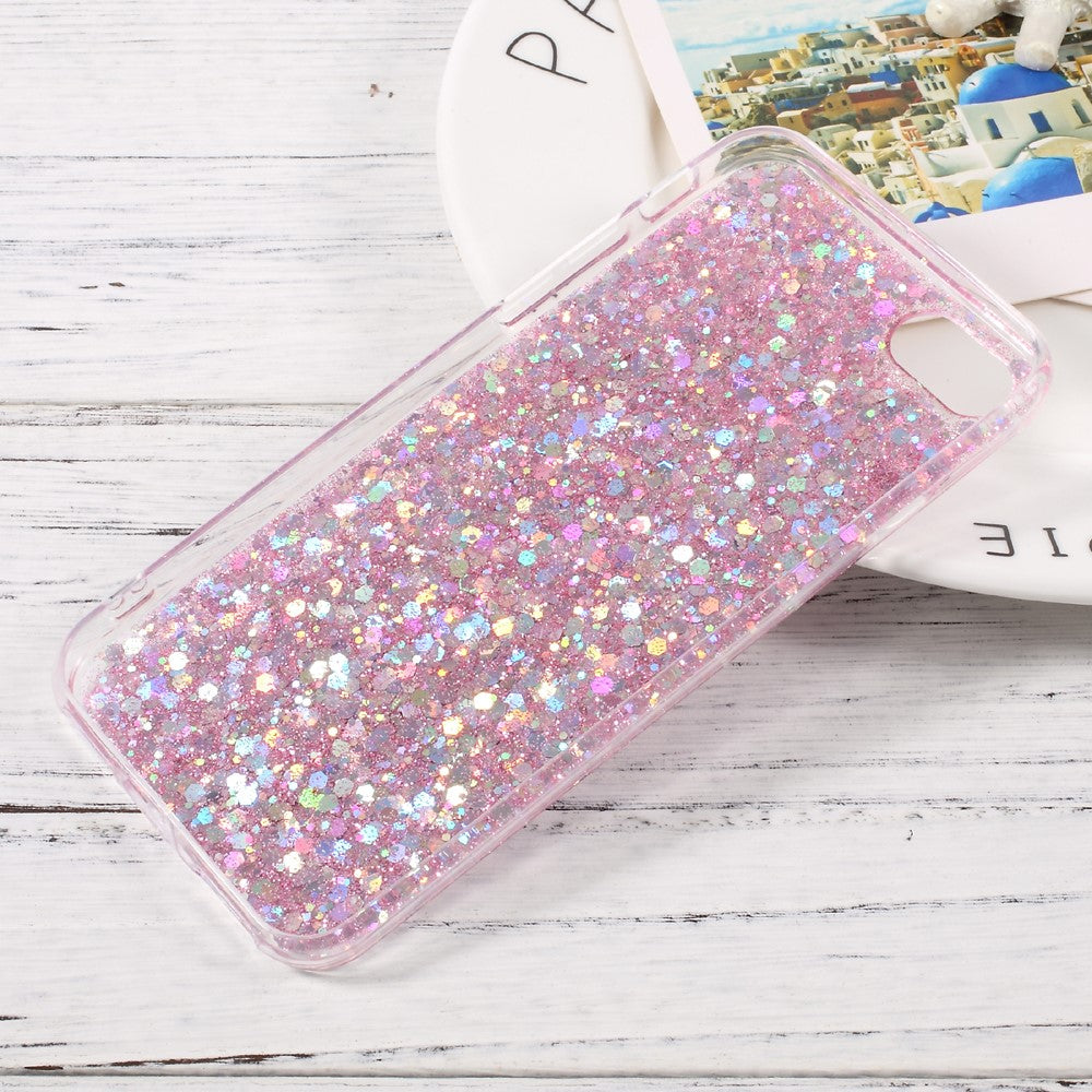 Glimtende pailletter TPU Jelly Mobilcover til iPhone SE (2020)/SE (2022)/8/7 4,7 tommer