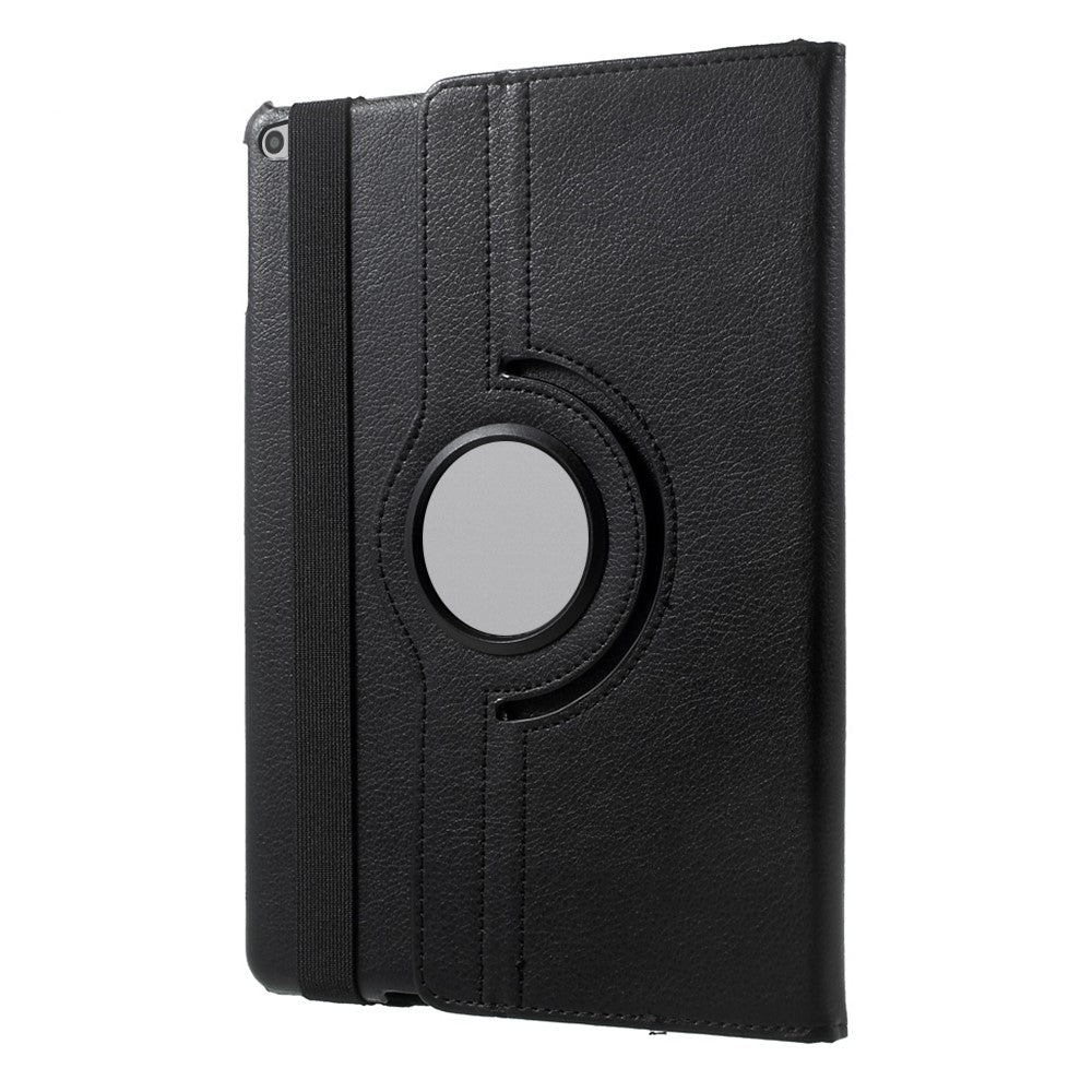 Leather Cover for iPad 9.7 (2018) / 9.7 (2017) / Air 2 / Air (2013) Rotary Stand Tablet Case with Elastic Band