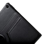 Leather Cover for iPad 9.7 (2018) / 9.7 (2017) / Air 2 / Air (2013) Rotary Stand Tablet Case with Elastic Band