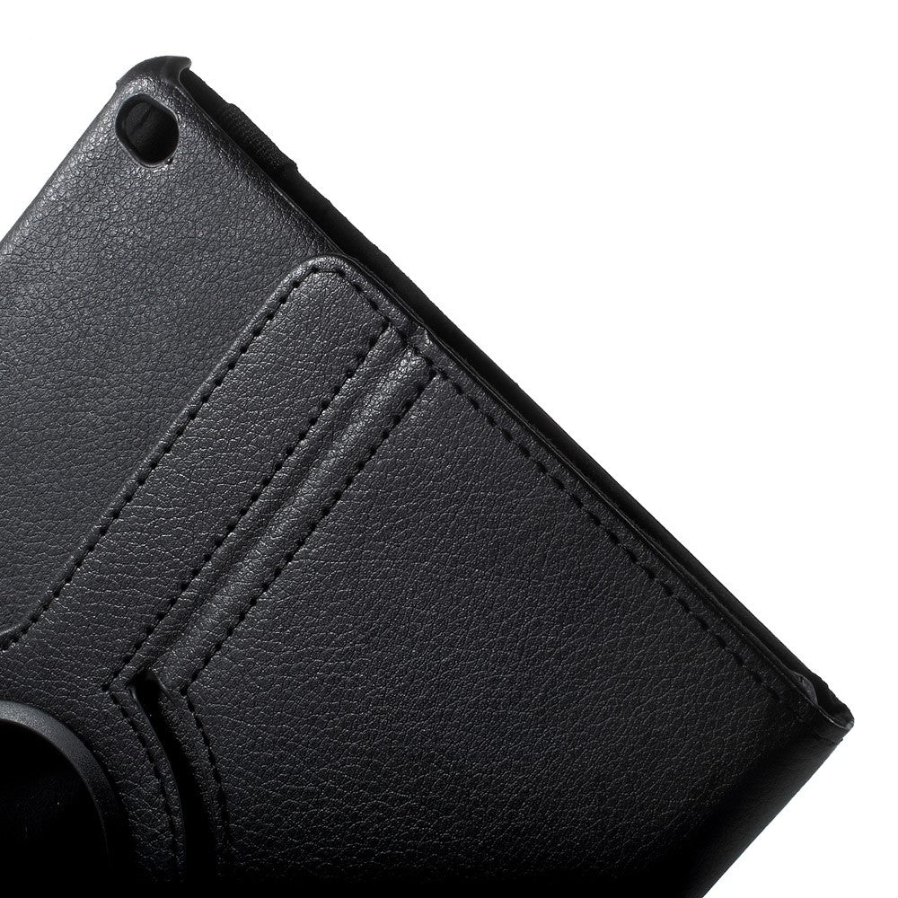 Leather Cover for iPad 9.7 (2018) / 9.7 (2017) / Air 2 / Air (2013) Rotary Stand Tablet Case with Elastic Band