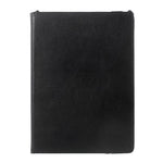 Leather Cover for iPad 9.7 (2018) / 9.7 (2017) / Air 2 / Air (2013) Rotary Stand Tablet Case with Elastic Band