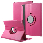 Leather Cover for iPad 9.7 (2018) / 9.7 (2017) / Air 2 / Air (2013) Rotary Stand Tablet Case with Elastic Band