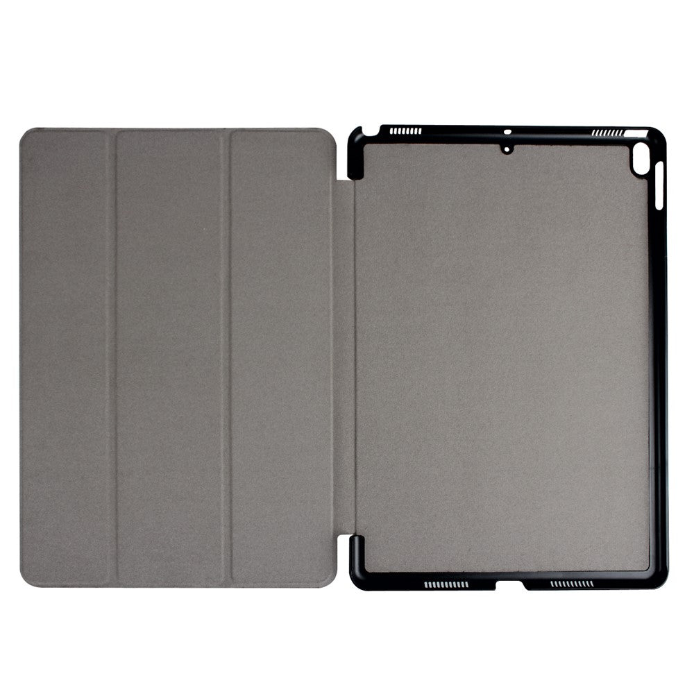 For iPad Pro 10.5 inch (2017)/Air 10.5 inch (2019) Slim Shockproof Case Tri-fold Stand PU Leather Tablet Cover Protector