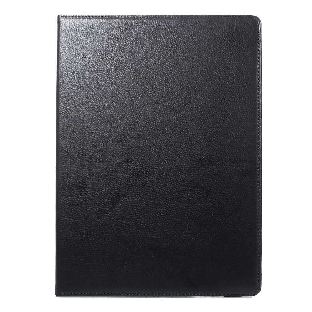 For iPad Pro 12.9-inch (2017) Litchi Texture Leather Tablet Cover 360-Degree Swivel Stand Shell