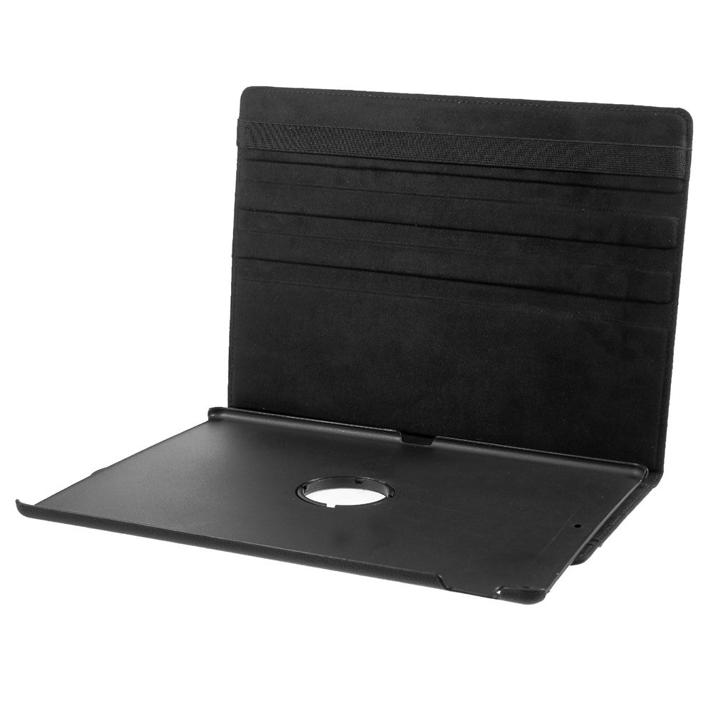 For iPad Pro 12.9-inch (2017) Litchi Texture Leather Tablet Cover 360-Degree Swivel Stand Shell