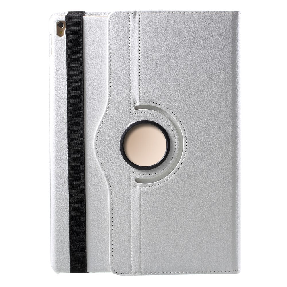For iPad Pro 12.9-inch (2017) Litchi Texture Leather Tablet Cover 360-Degree Swivel Stand Shell