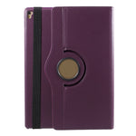 For iPad Pro 12.9-inch (2017) Litchi Texture Leather Tablet Cover 360-Degree Swivel Stand Shell