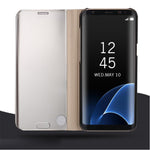 Samsung Galaxy Note 8 Flip Läderfodral med Stativ Helkroppsskyddande mobilfodral