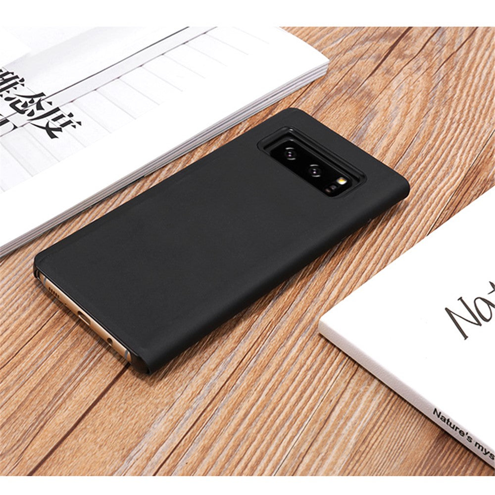 Samsung Galaxy Note 8 Flip Läderfodral med Stativ Helkroppsskyddande mobilfodral