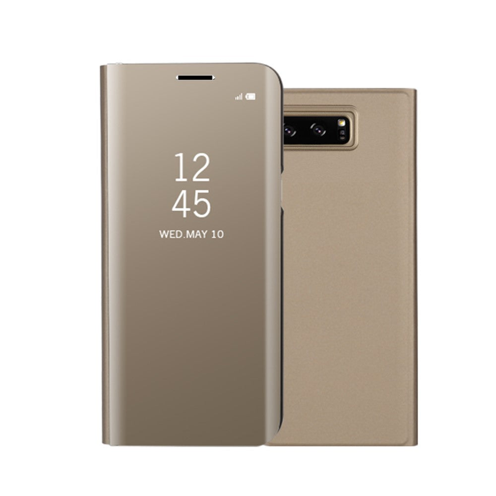 Samsung Galaxy Note 8 Flip Läderfodral med Stativ Helkroppsskyddande mobilfodral