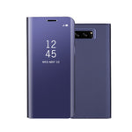 Samsung Galaxy Note 8 Flip Läderfodral med Stativ Helkroppsskyddande mobilfodral