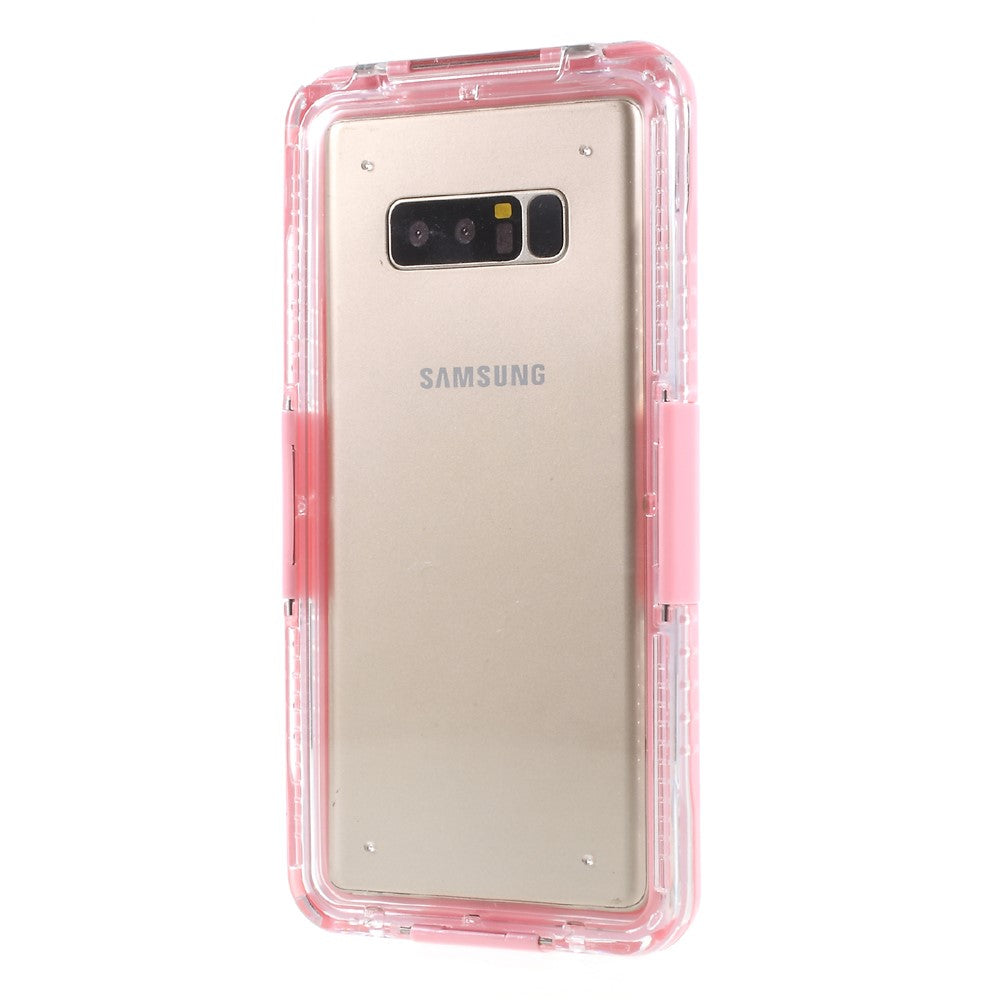 Plast + TPU Hybrid IP68 Vattentätt Skal med Snodd för Samsung Galaxy Note9 N960 / Note 8 SM-N950