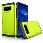 Dold korthållare PC + TPU hybrid mobilskal för Samsung Galaxy Note 8 N950