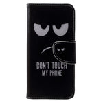 Pattern Printing Cross Texture Leather Wallet Cover for Samsung Galaxy A6 (2018)