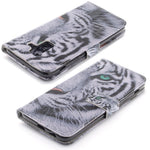 Printing Pattern Leather Wallet Mobile Phone Case for Samsung Galaxy A6+ (2018) / A9 Star Lite