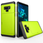 Plastic + TPU Hybrid Case with Card Slot for Samsung Galaxy Note 9