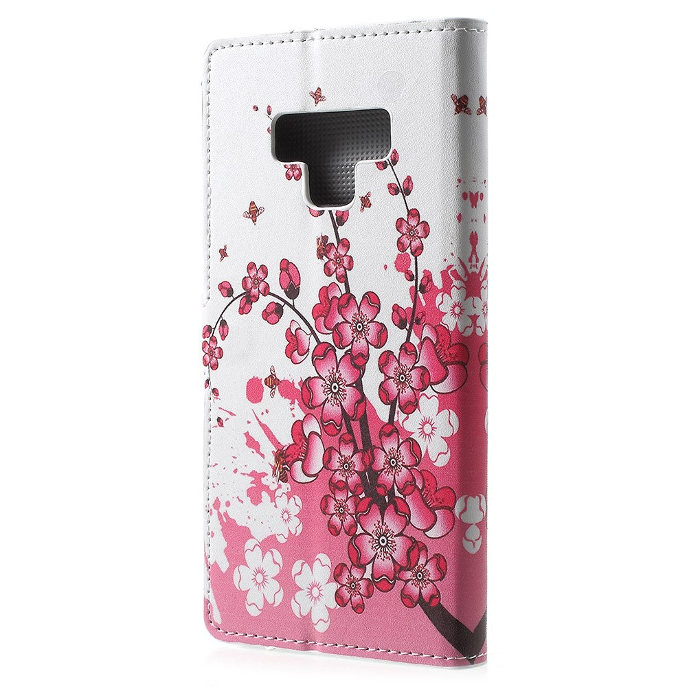 Pattern Printing Wallet Stand Leather Protection Mobile Phone Shell for Samsung Galaxy Note 9