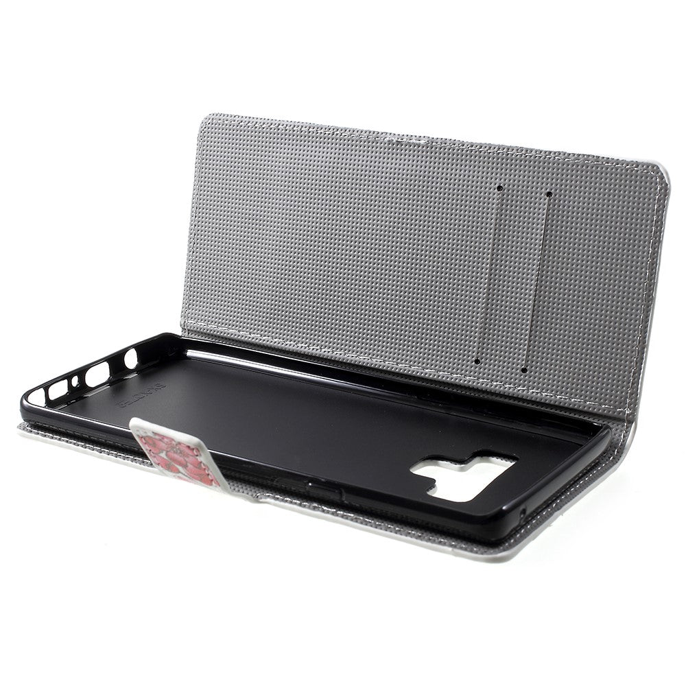 Pattern Printing Wallet Stand Leather Protection Mobile Phone Shell for Samsung Galaxy Note 9