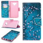 Pattern Printing PU Leather Wallet Stand Phone Accessory Case for Samsung Galaxy Note 9