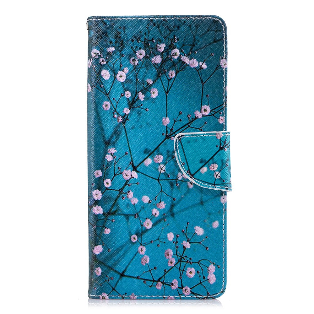 Pattern Printing PU Leather Wallet Stand Phone Accessory Case for Samsung Galaxy Note 9