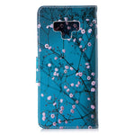 Pattern Printing PU Leather Wallet Stand Phone Accessory Case for Samsung Galaxy Note 9