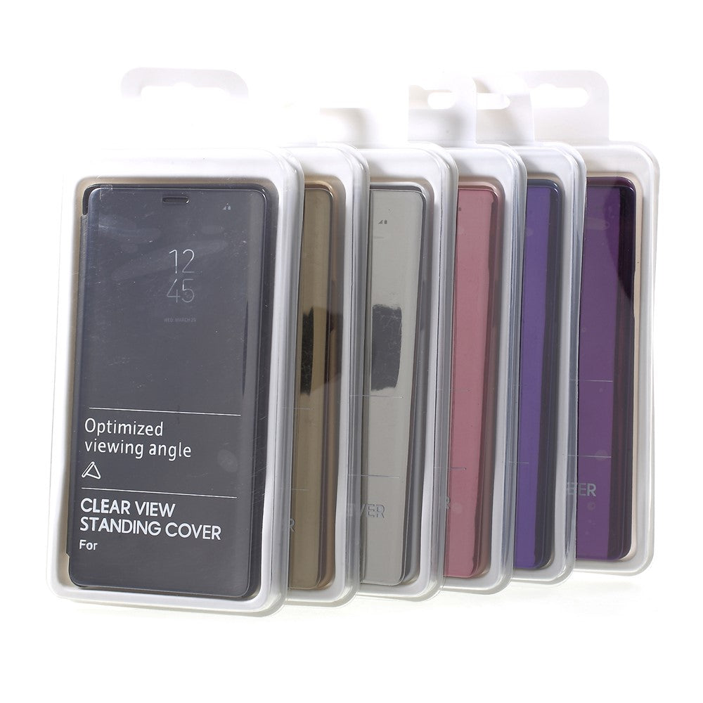 Til Samsung Galaxy Note9 Flip Læder Cover med Stativ Fuld Krops Beskyttende Telefonetui