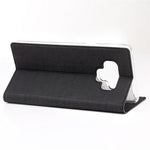 VILI DMX Cross Texture PU Leather Card Holder Case for Samsung Galaxy Note 9