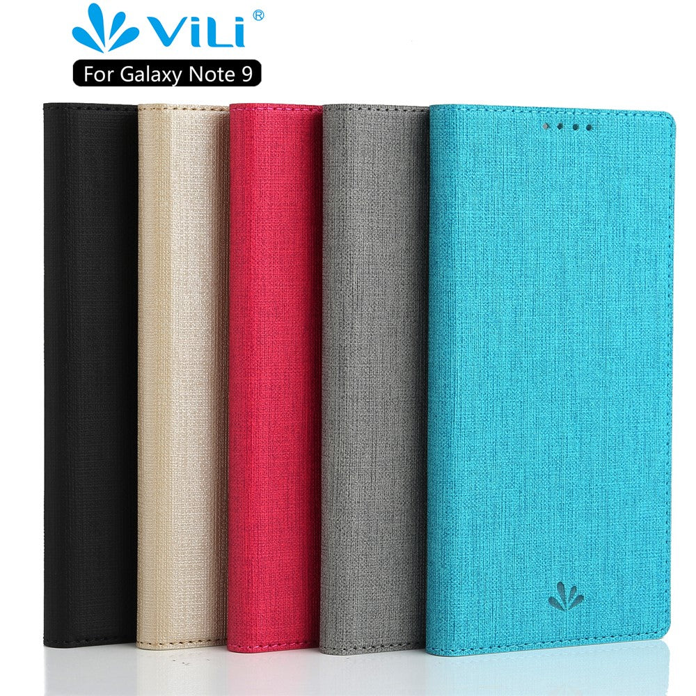 VILI DMX Cross Texture PU Leather Card Holder Case for Samsung Galaxy Note 9