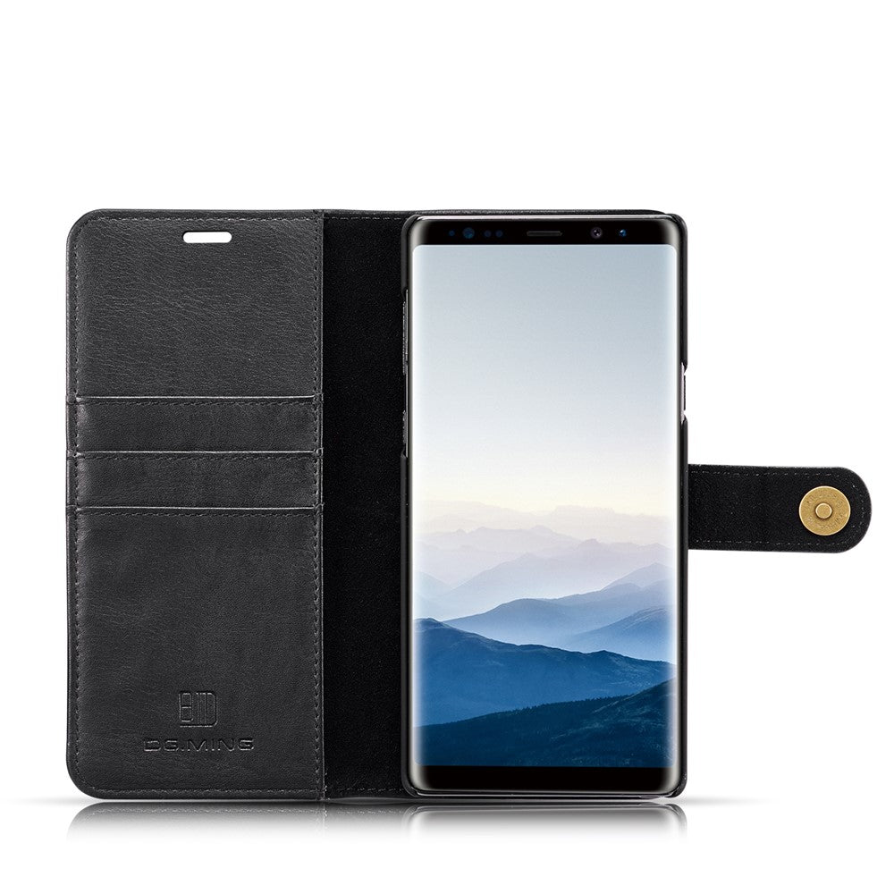 DG.MING for Samsung Galaxy Note9 N960 Detachable 2-in-1 Split Leather Wallet + PC Back Case