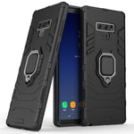 Cool Guard Ring Holder Kickstand PC TPU Hybrid Case for Samsung Galaxy Note9 N960