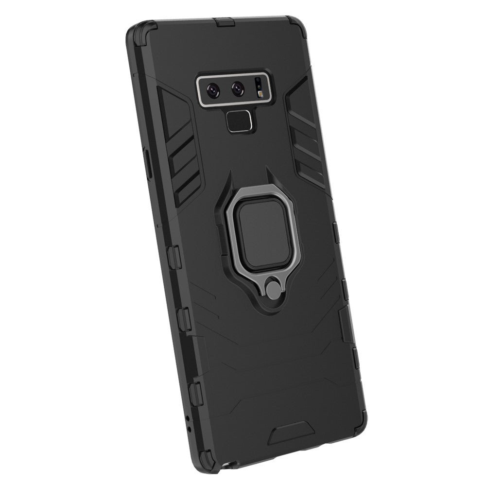 Cool Guard Ring Holder Kickstand PC TPU Hybrid Case for Samsung Galaxy Note9 N960