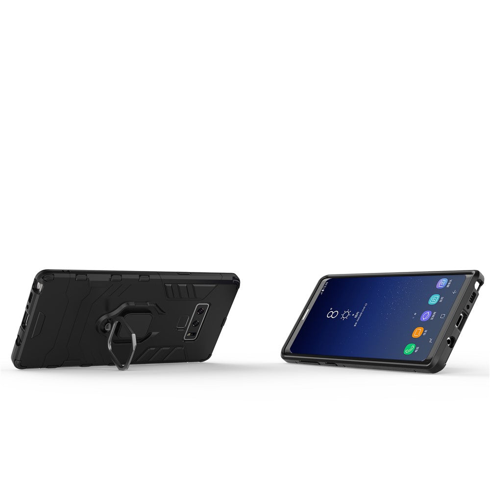 Cool Guard Ring Holder Kickstand PC TPU Hybrid Case for Samsung Galaxy Note9 N960