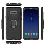 Cool Guard Ring Holder Kickstand PC TPU Hybrid Case for Samsung Galaxy Note9 N960