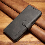 DG.MING Retro Style Plånboksfodral i Läder för Samsung Galaxy Note 8 SM-N950