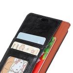 Beskyttende telefoncover til Samsung Galaxy A7 (2018) Nappa-tekstur Splitlæder Flip Folio Cover Stødsikker Telefonbeskytter med Standpung